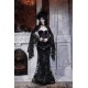 Blood Supply Mourning Day Corset Top with Detachable Ruffled Drapes(Full Payment Without Shipping)